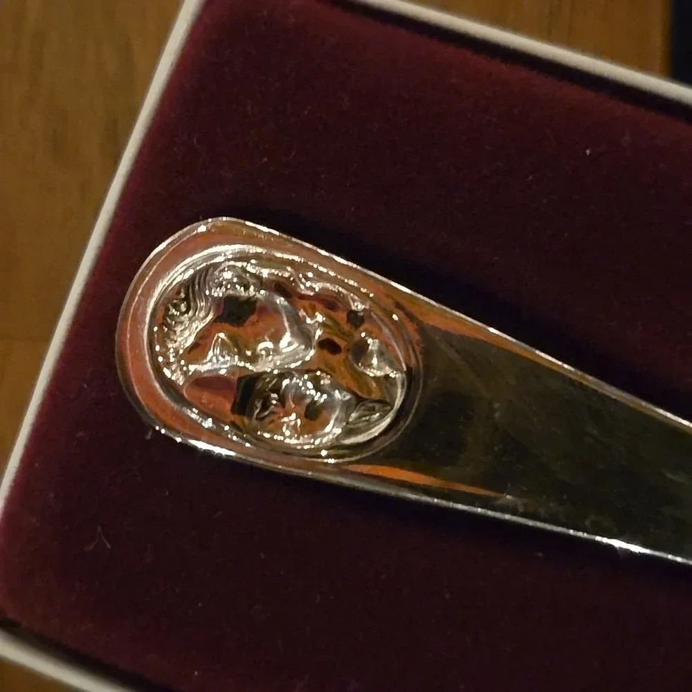 Baby Spoon Silver Plated‎ First Baptist Church Evans Mother Child Religious Gift